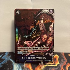 OP13-089 St. Topman Warcury Alternate Art Rare One Piece 13 Carrying