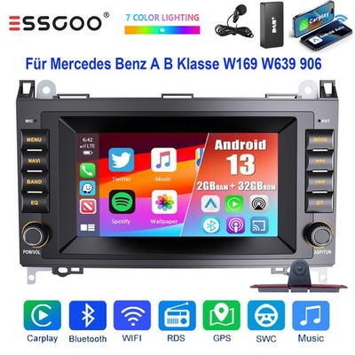 DAB Autoradio Android Bremslicht Rückfahrkamera Für Benz Sprinter W906 2006-2018