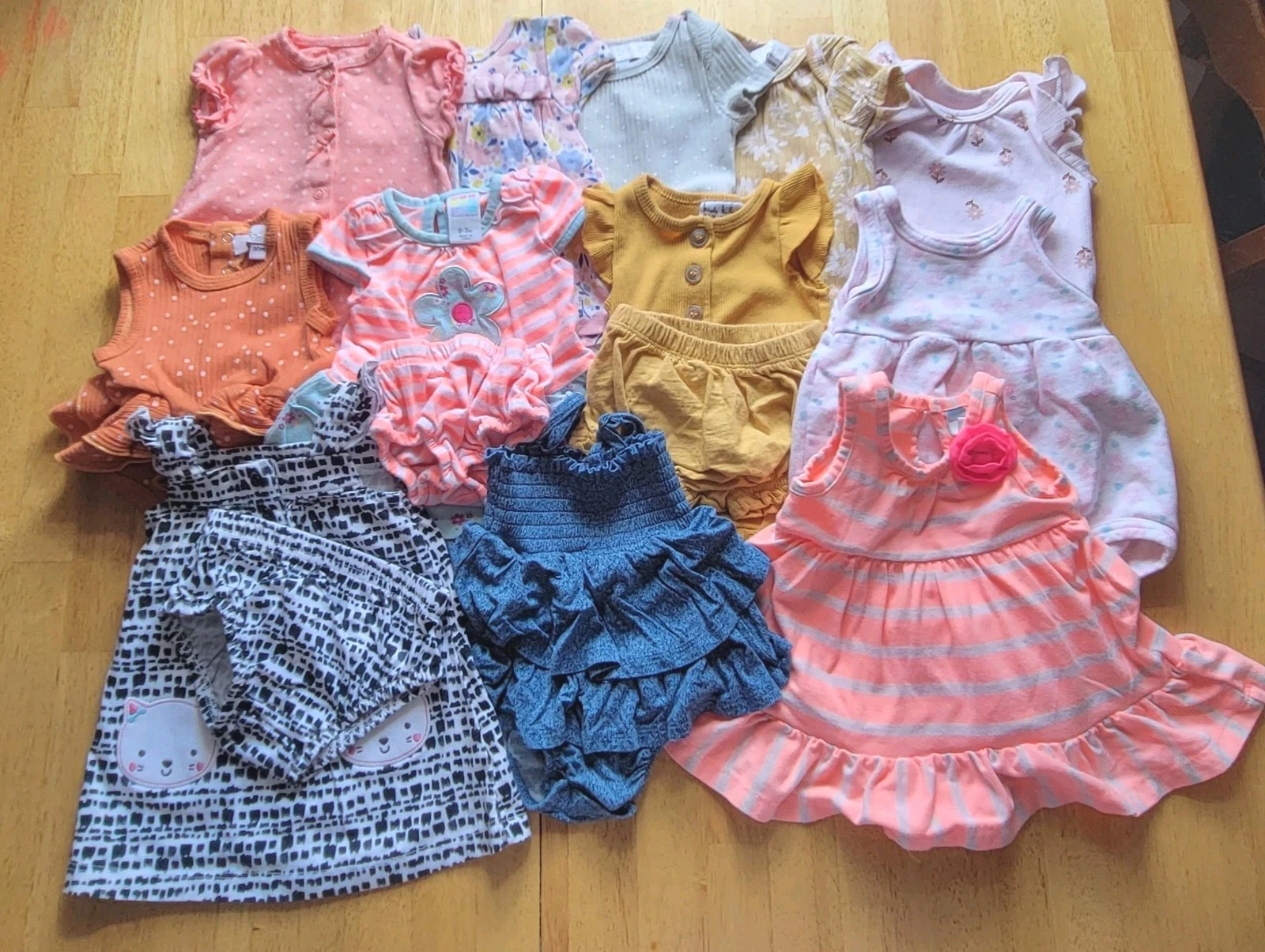 Baby Girls Size 0-3 Months Spring/Summer Clothes/Outfits Lot 15 Piece