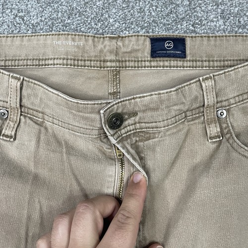 AG Adriano Goldschmied Pants Mens 38x32 (Fit 38x26) Everett Work Business Casual - Picture 7 of 9