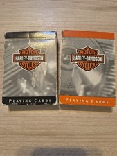 Harley Davidson Motor Cycles Playing Cards Deck Lot Of 2 See Pictures Complete