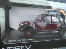 [New Unopened] NOREV 1/18 CITROEN 2CV6 CHARLESTON Charleston Red/Black 181510