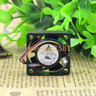 100% Test 1pc ASB0305LA 5V 0.10A 3010 3CM 4-Wire Notebook Mute Cooling Fan #pq