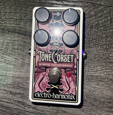 Electro-Harmonix Tone Corset Analog Compressor Pedal for Electric Guitar