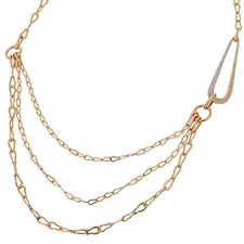 Pomellato Fantina Pave Necklace Diamond 750PGWG P0054793