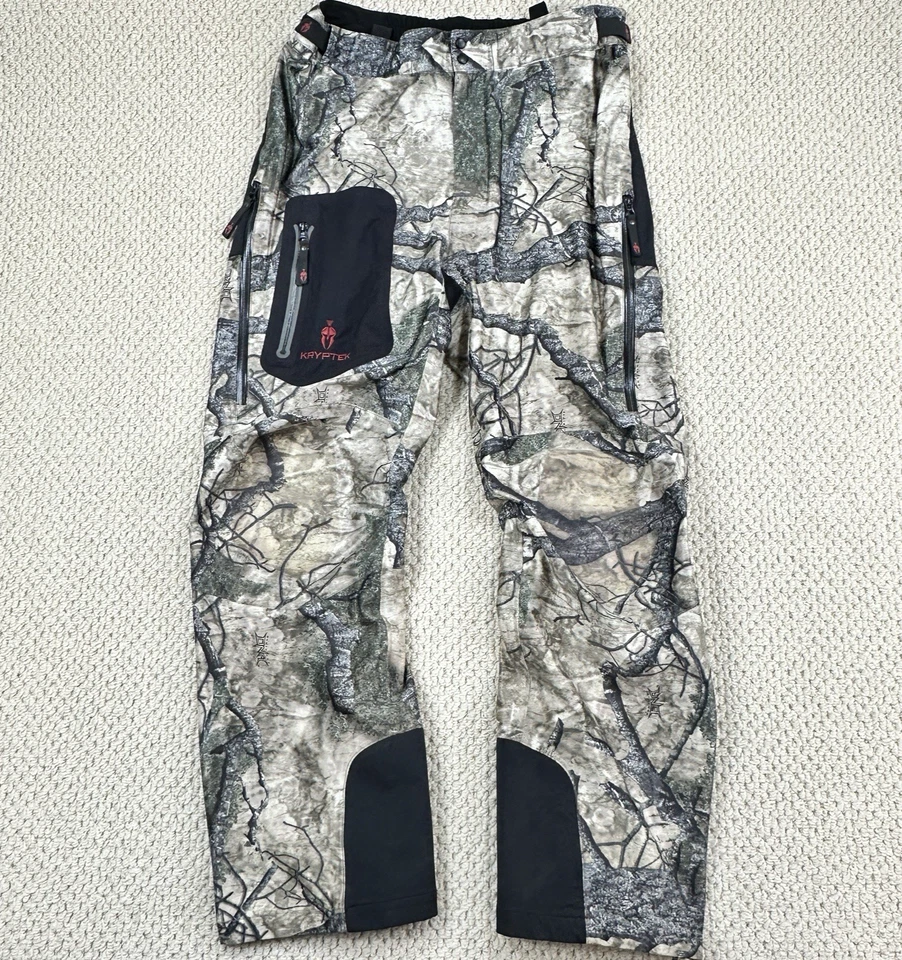 Kryptek Camo Rain Set Mens Large Dominant DNA Jacket Pants Windproof Waterproof - Image 2 of 4