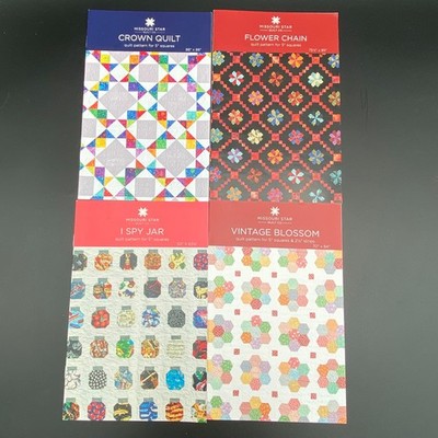 Missouri Star Quilt Co. Sewing Patterns for 5'' Squares - You Pick Unmarked