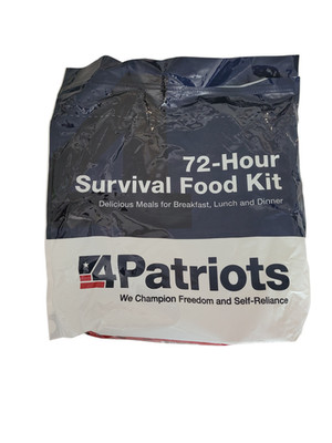 4 Patriots 72-hour survival food kit Breakfast Lunch and dinner kit 25 year life