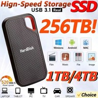 Portable External SSD High Speed Solid State Drive for Laptop Phone Mac