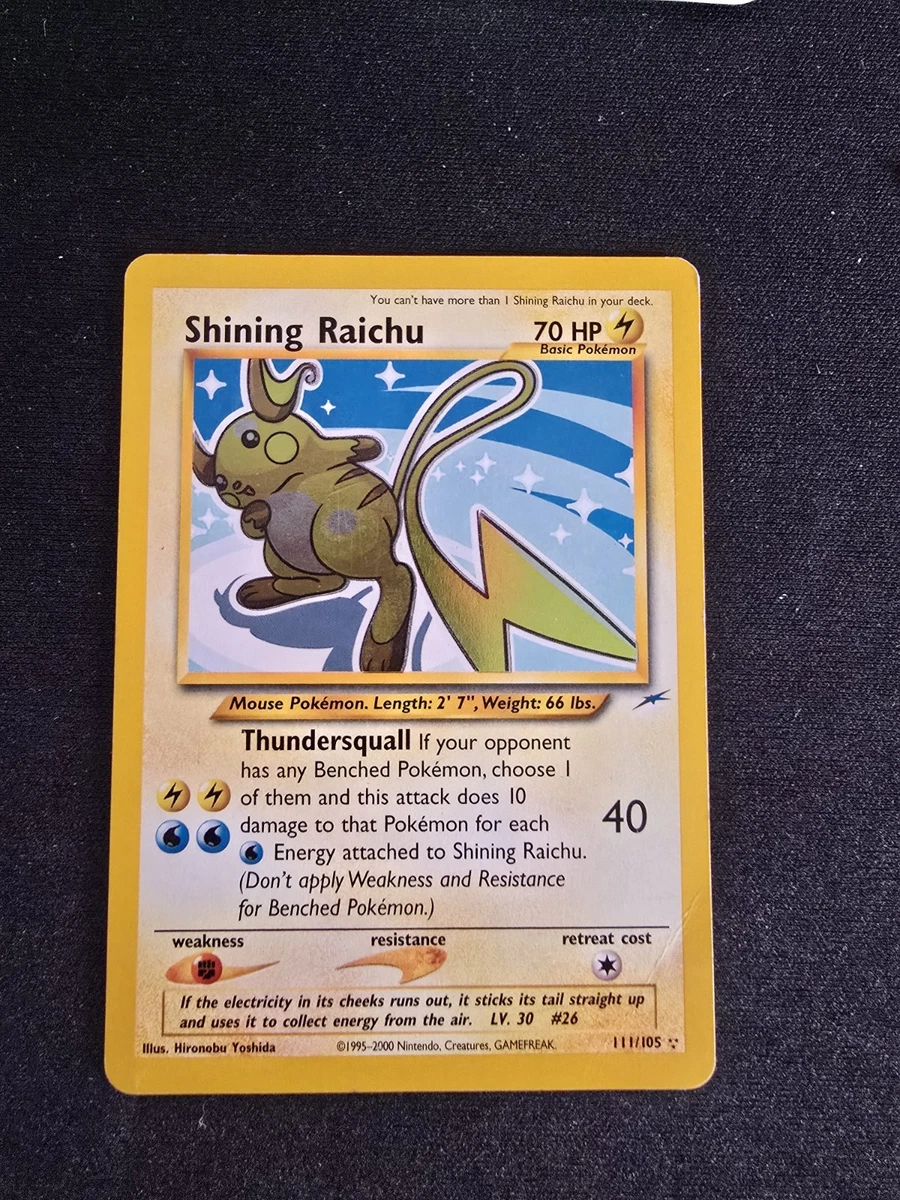 Shining Raichu for sale | eBay