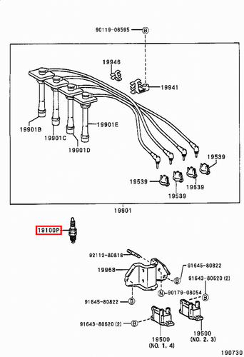 Genuine Prado VZJ95 VZJ90 VZJ125 VZJ121 VZJ120 5VZ 3.4 Petrol Spark Plug x6 - Picture 18 of 20