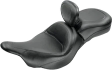 Mustang Wide Touring One-Piece Seat with Driver Backrest 79631