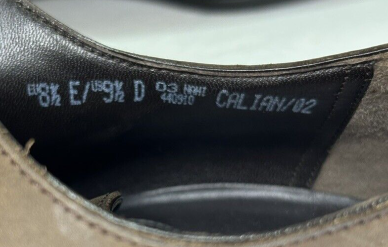 SAOLA Bally Calian scarpe pelle uomo 9 5 D marrone punta brunita derby lacci Svizzera