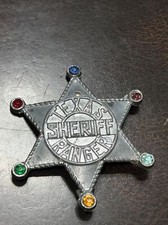Vintage 1950s Toy Badge Texas Ranger Sheriff
