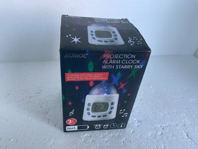 Auriol Projektionswecker mit Sternenhimmel brandneu kostenloser Versand UK