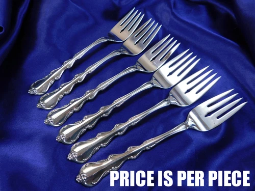 INTERNATIONAL ANGELIQUE STERLING SILVER SALAD FORK - EXCELLENT CONDITION