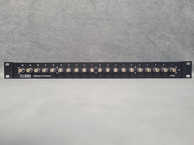 WBS Ward-Beck IMP-20 Impedance Transformer Panel  20 Screw Terminals to BNC 1 RU