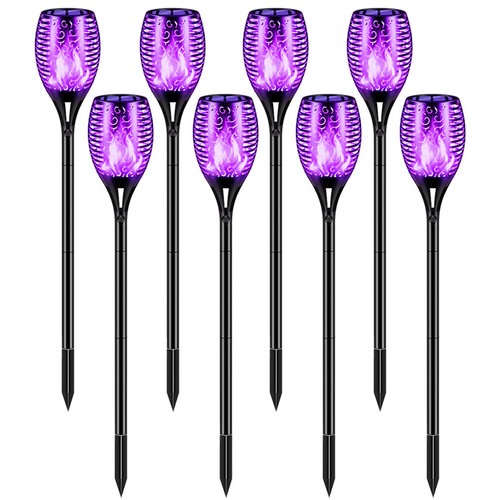 LED Flame Solar Torch Light Waterproof Garden Lantern Lamp Flickering Dancing - Picture 28 of 29