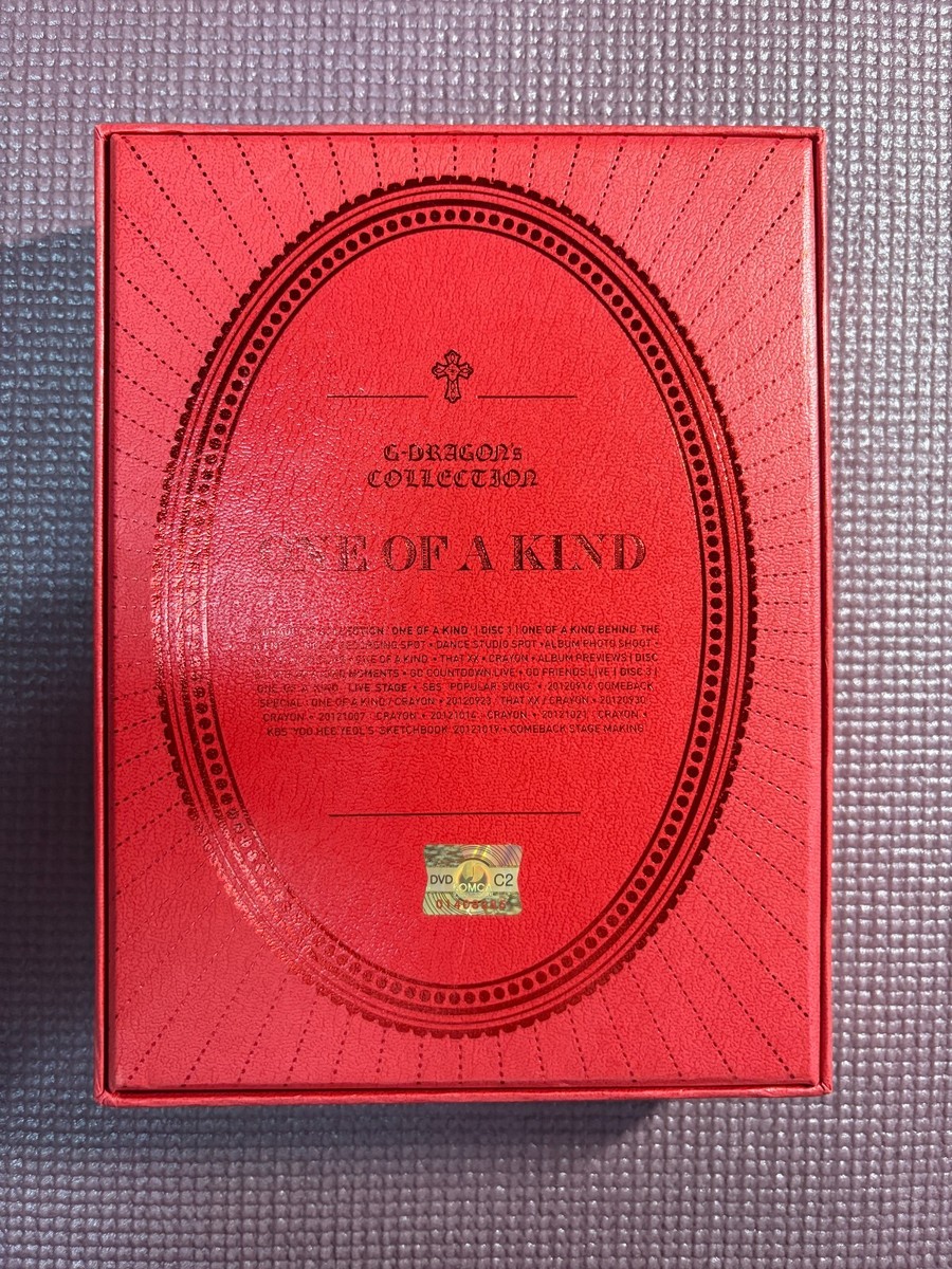 BIGBANG G-DRAGON's COLLECTION ONE OF A KIND DVD, Photo Book
