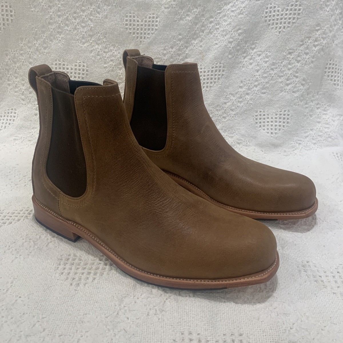 Adelante Mendoza Carmel Brown Chelsea Men\'s Boot Size 10.5 D Adelante Mendoza Carmel Brown Chelsea Men main image 3