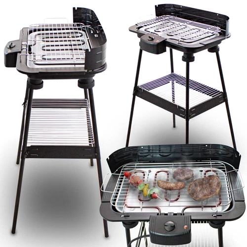 Elektrogrill Balkongrill Standgrill Tischgrill Gartengrill kompakt 2200W BITUXX