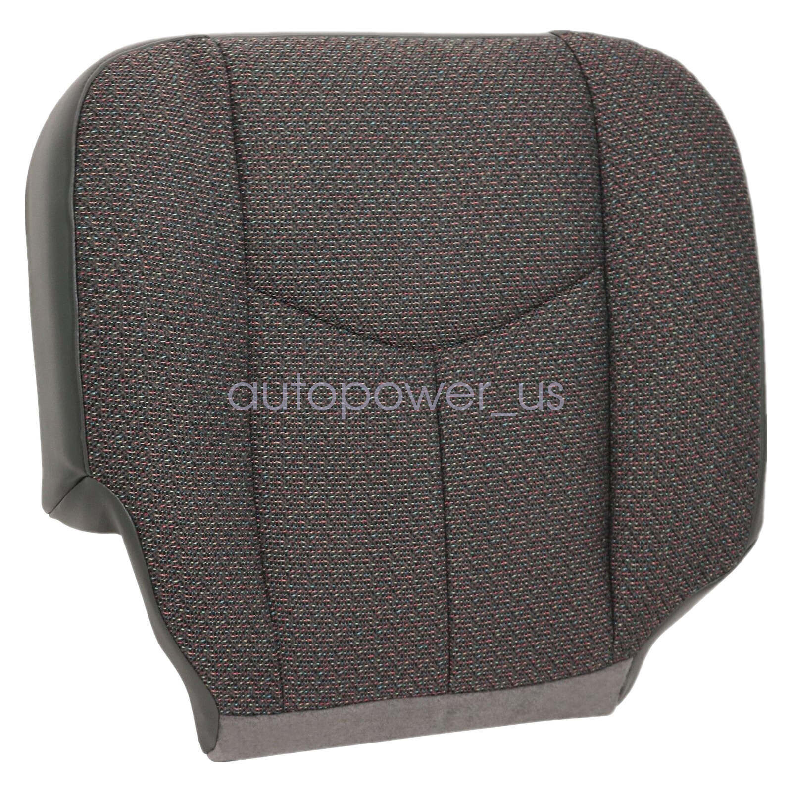 Auto Seat Replacement Passenger Bottom Seat Cover For Chevy Avalanche/Silverado 2003-2007 (Dark Gray #692)