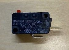 Interruptor puerta microondas D3V-16 Omron D3V-16G-3C25 SZM-V16-FA63 repuesto