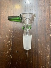 14mm Premium Glass Bowl Pipe Green