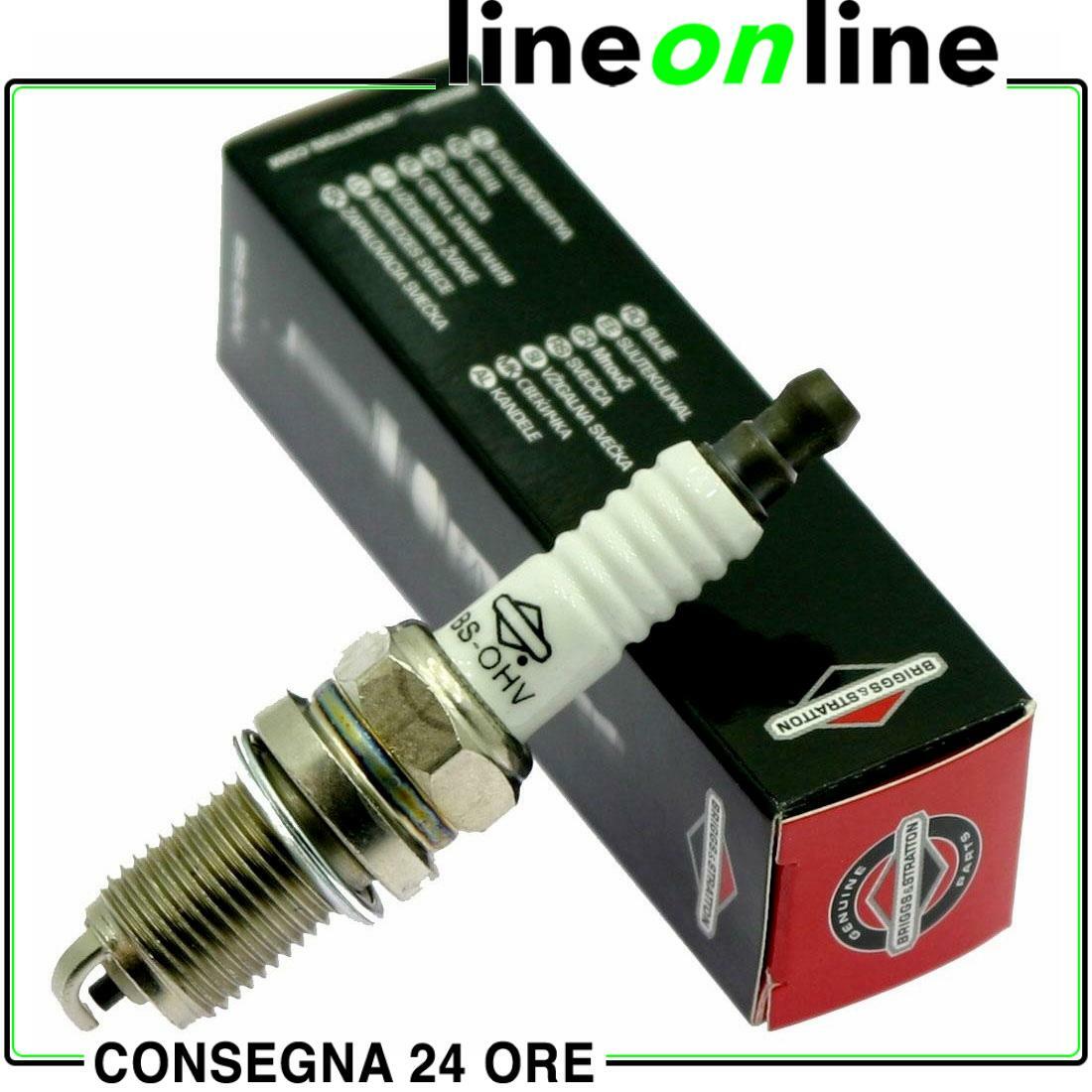 Candela di ricambio professionale per trattorino rasaerba con motore B&S