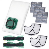 52Tlg Set Passt FüR Vorwerk Kobold Vk 140 Vk 150 FiltertüTen BüRsten Filter Duft