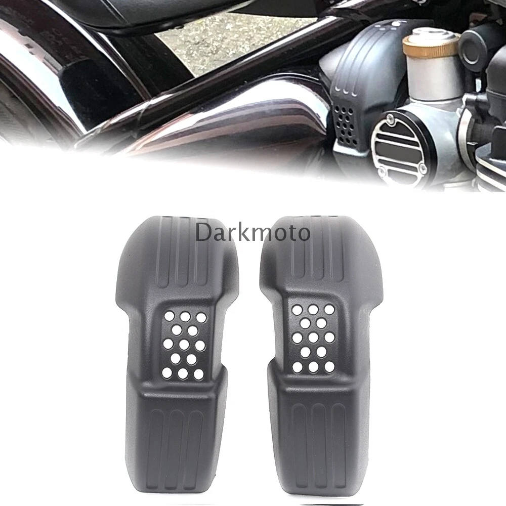 Black Intake Covers Kit For Triumph Bonneville Bobber Motorcycles  Accessories