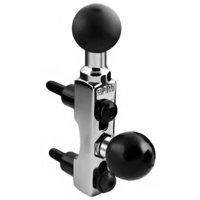 RAM-B-309-2CH Chrom Lenkerfuß mit zwei 1'' Kugeln