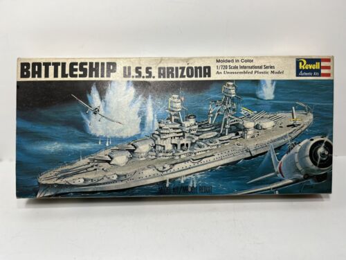 Revell Battleship USS Arizona Model Kit 1 / 720 Scale 1987 Sealed
