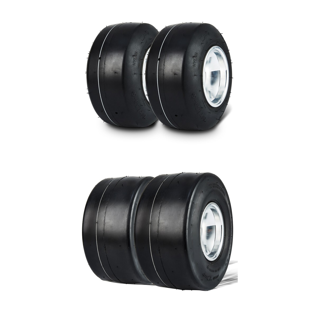 VEVOR Go Kart Tires and Rims 10x4.5-5
