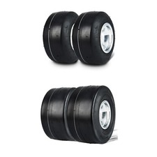 VEVOR Go Kart Tires and Rims 10x4.5-5"/11x6-5" Front/ Rear Wheels 2-Pack Racing