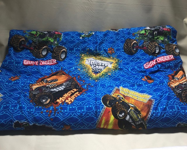 Monster Jam Twin Bedding Set Grave Digger Comforter Sheets For