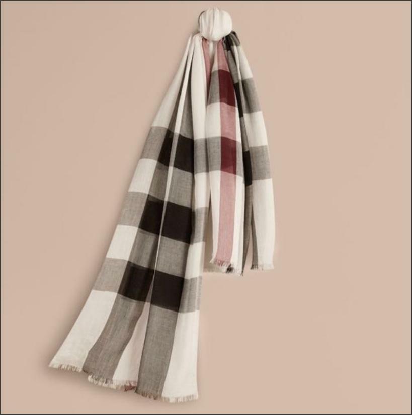 burberry sheer scarf