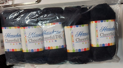 Herrschners CHEERFUL DK Yarn 3.5 oz ea. ANTI-PILL ACRYLIC Set of 5