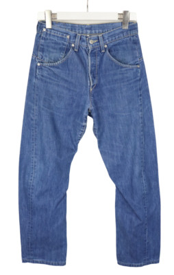 Levi's Herrenjeans W29/L32 Fade Effekt Regular Knopf Fly Blau Denim