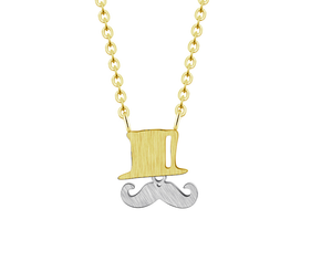 ketting stainless steel collier femme mustache top hat chain necklace jewelry ebay ebay