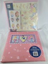 Lot of 2 Disneyland Resort Walt Disney World Princess Deluxe Scrapbook Kit NWOT