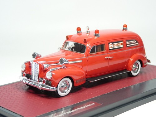 Matrix MX41601-052 1/43 1941 Packard 120A Ambulance by Henney Resin Model Car