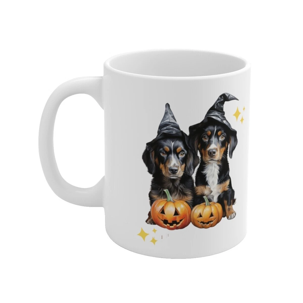 Halloween White Mugs
