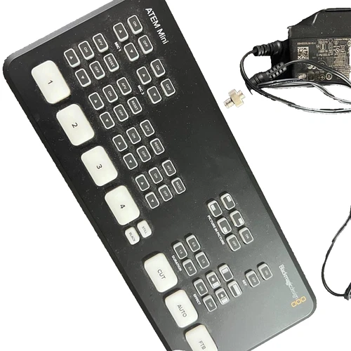 Blackmagic Design ATEM Mini HDMI Live Stream Video Switcher used