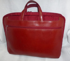 BORSA PER LAPTOP TUCANO ROSSA IN PELLE/SINTETICA CON ZIP OTTIME CONDIZIONI
