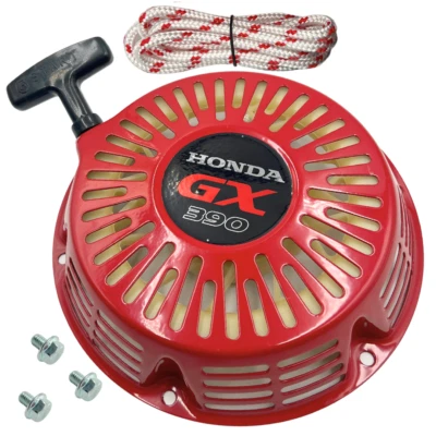KINDZA Pull Start Recoil Starter For Honda GX390 11HP 13HP Starter Rope & bolts
