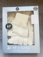 WAYLAND SQUARE 2 Piece Set Hat  Gloves NEW