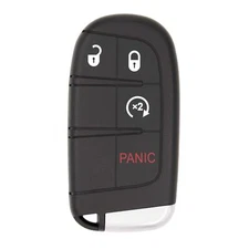 Keyless2Go Replacement for 4 Button Proximity Remote Smart Key for Jeep Compa...
