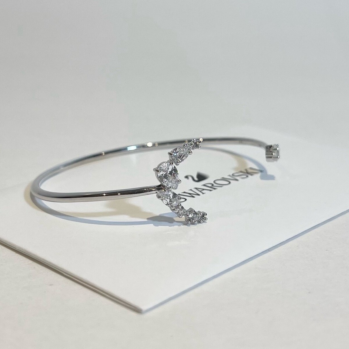 スワロフスキー Penelope Cruz Moonsun 5本セット Swarovski Penelope Cruz Moonsun Necklace - White - Rhodium