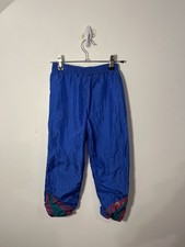 Vintage 90's Kids Trackpants Unisex Size M 5-6 Blue
